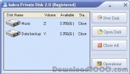 Kakra Private Disk screenshot